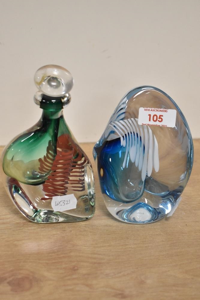 Artwork by Karlin Rushbrooke, Wedge Bottle, Made of Glass