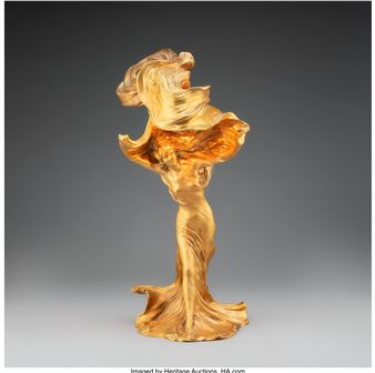 Loïe Fuller Table Lamp - Raoul François Larche
