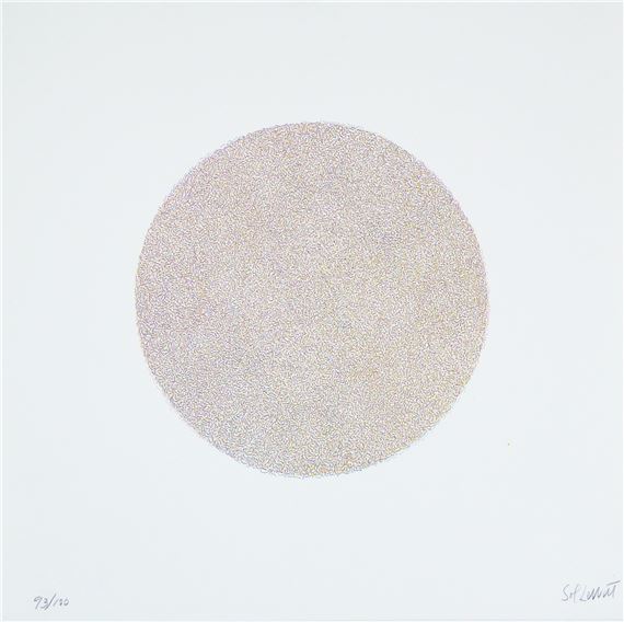 Lines in four Colors (Printed in four Directions with Lines crossing - Sol LeWitt