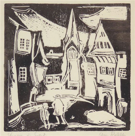 Straße in Soest - Christian Rohlfs