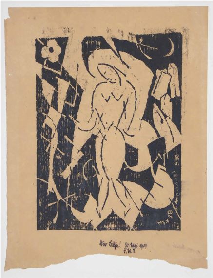 Der Freundin Bekya by Franz Wilhelm Seiwert, 1919