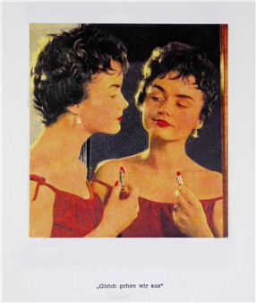 Farbig photographieren. Künstlerbuch mit 8 ausgeschnittenen und eingeklebten Photokopien