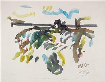 Kleines Haus in der Landschaft