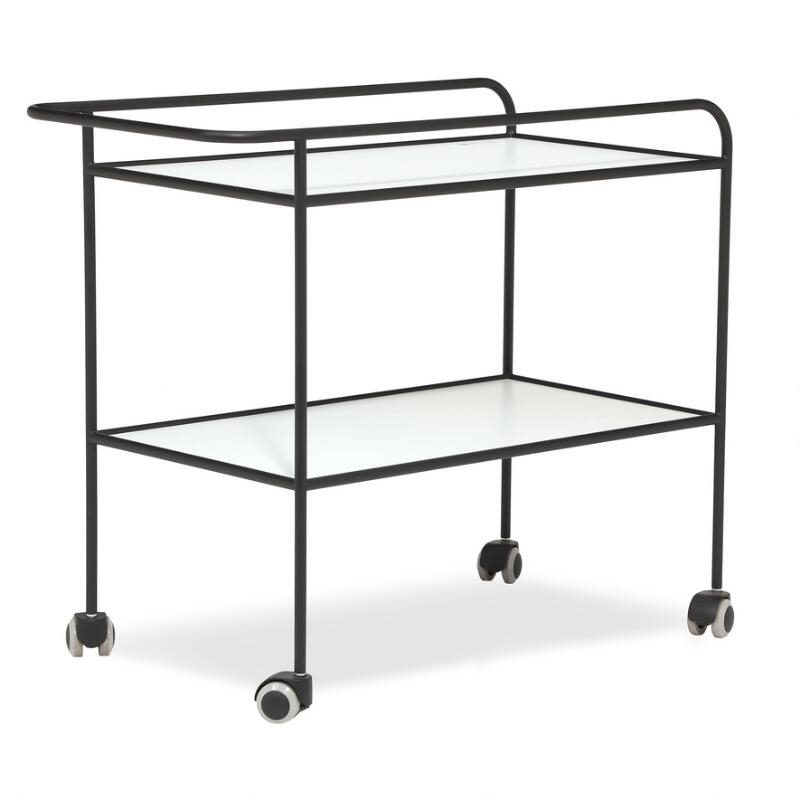 Shiro Kuramata | Steel Pipe Drink Trolley | MutualArt