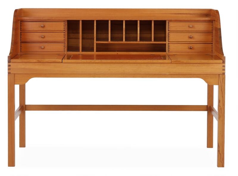 Andreas Hansen | Writing desk of solid pitch pine | MutualArt