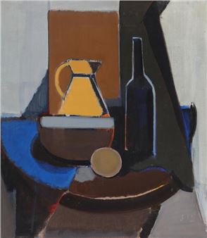 Still life on a table - Hans Eiler Sjøstedt