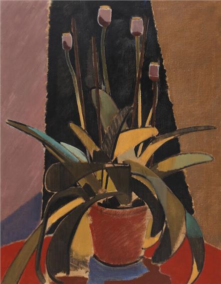 A potted plant by Hans Eiler Sjøstedt