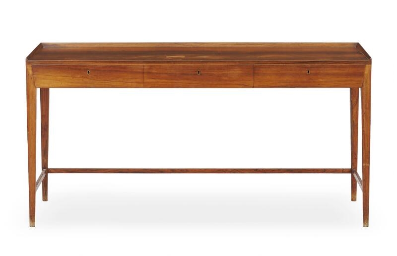 Artwork by Frode Holm, Desk of Brazilian rosewood, Made of Brazilian Rosewood