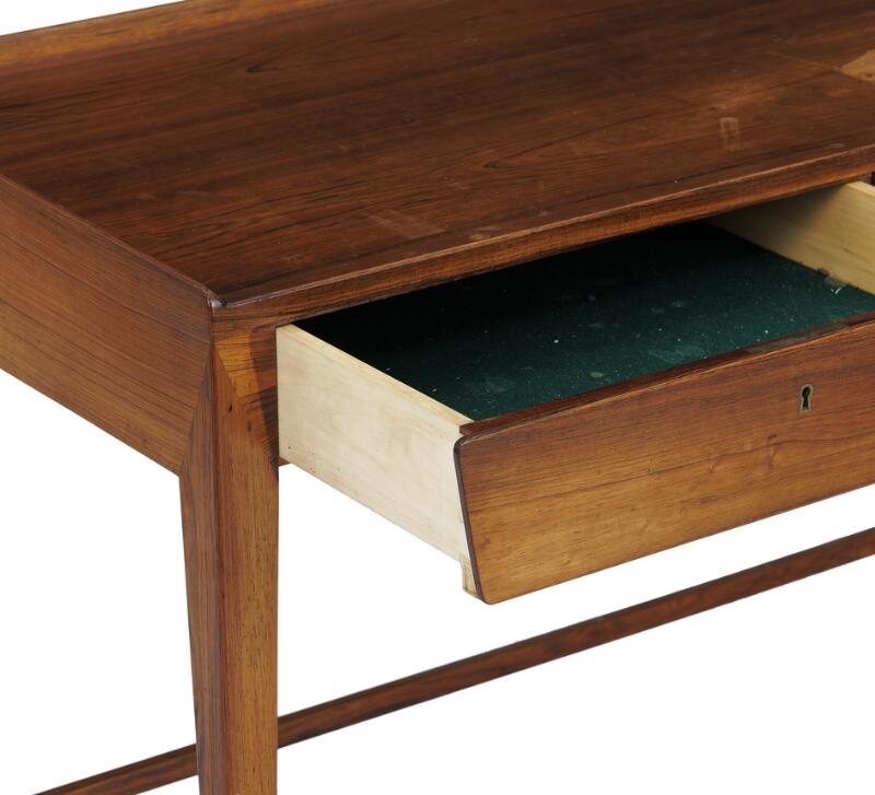 Artwork by Frode Holm, Desk of Brazilian rosewood, Made of Brazilian Rosewood