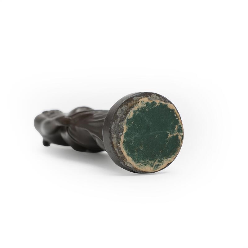 Artwork by Arno Malinowski, A standing female figure, Made of Disco Metal