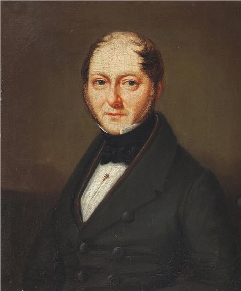 Portrait of a man in a black jacket - David Monies