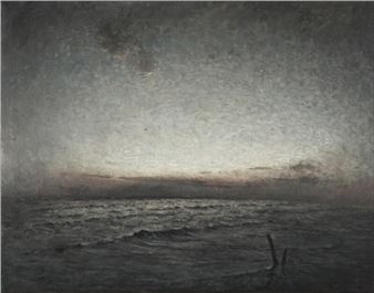 Sunlight over the ocean - Alfred Märtens