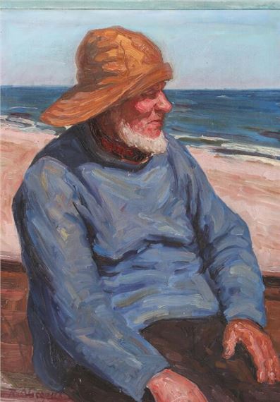 Portrait of a fisherman from Skagen - Robert Leepin
