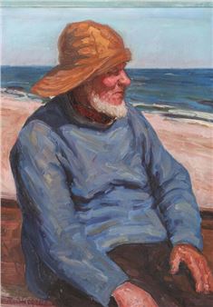Portrait of a fisherman from Skagen - Robert Leepin