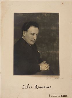 PORTRAIT OF JULES ROMAINS - Berenice Abbott