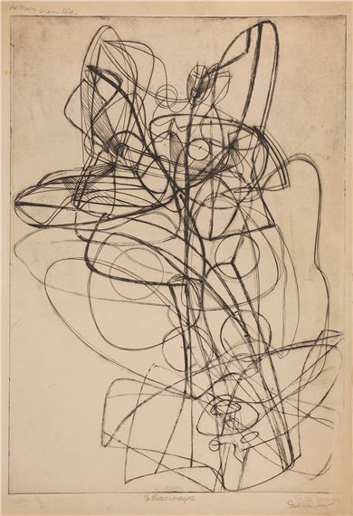 THREE CHARACTERS - Stanley William Hayter
