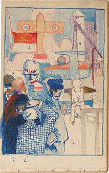 7 CARNETS OF ORIGINAL DRAWINGS