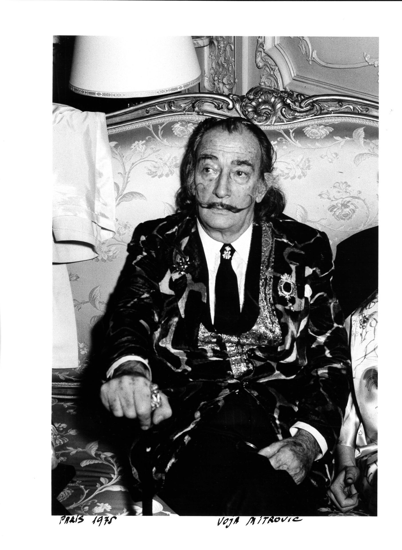 Artwork by Voja Mitrovic, PORTRAITS OF SALVADOR DALI, Made of Vintage Silver Prints