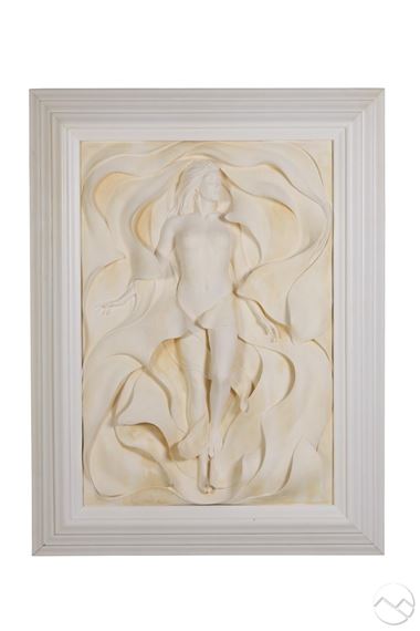 Female Nude High Relief Sculpture - Bill Mack