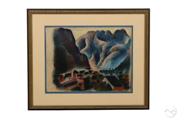 Pastel Valley Landscape by Richard Ziegler