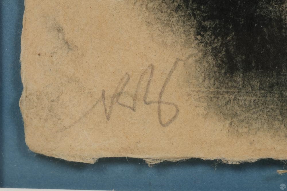 Artwork by Richard Ziegler, Pastel Valley Landscape, Made of Pastel On Deckled Edge Paper