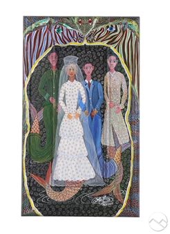 Haitian Wedding Painting - Frantz Zephirin