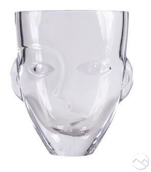 Art Glass Face Vase - Martti Rytkonen