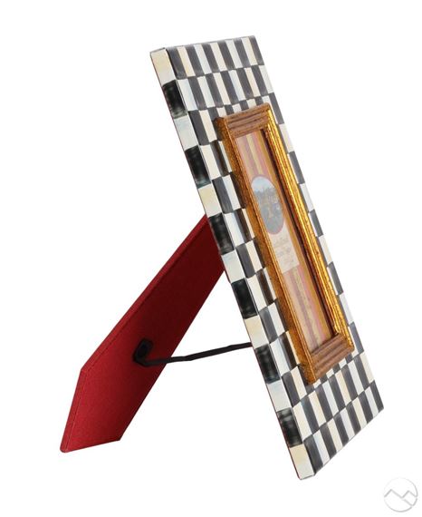 Mackenzie Childs | Courtly Check Enamel Photo Frame | MutualArt