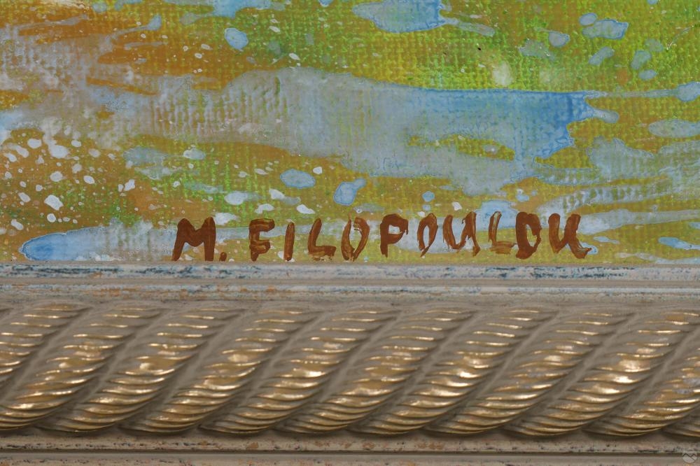 Artwork by Maria Filopoulou, Swimmer II, Made of Oil On Canvas