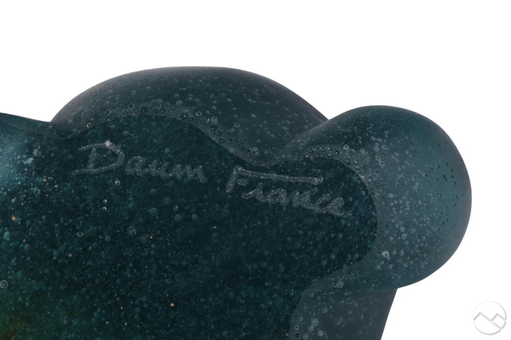 Daum Frères | Pate de Verre Glass Rabbit Sculpture | MutualArt