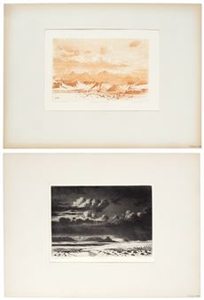 Desert Set [with] autograph letter signed by George Elbert Burr - George Elbert Burr