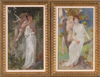 Nymphs and Cupid - Guillaume Seignac