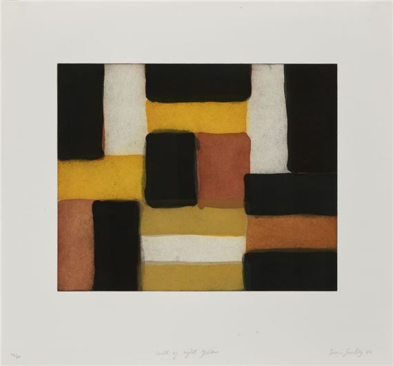 WALL OF LIGHT - YELLOW - Sean Scully