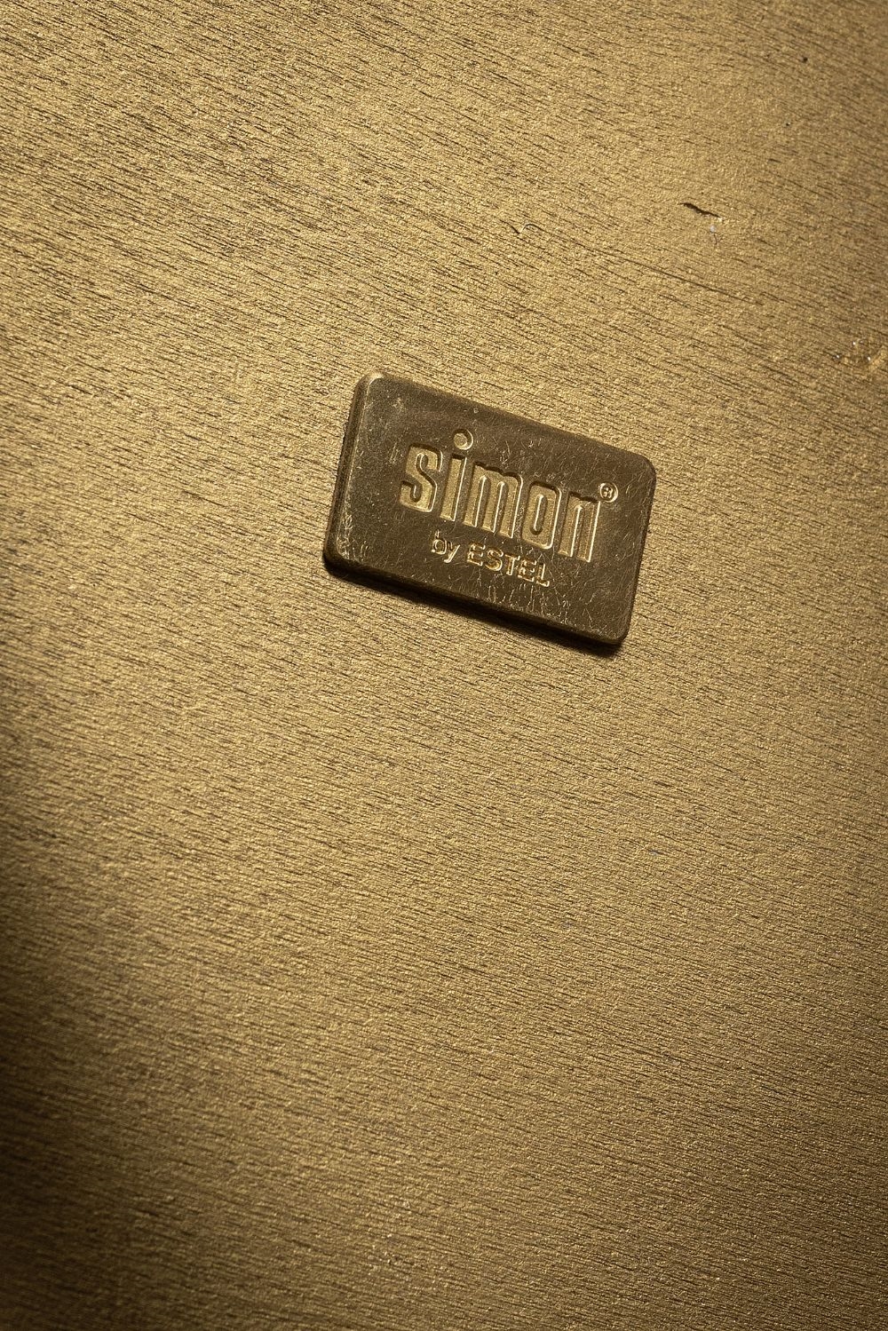 Artwork by Meret Oppenheim, TRACCIA TABLE, Made of Gold Leaf, Brass