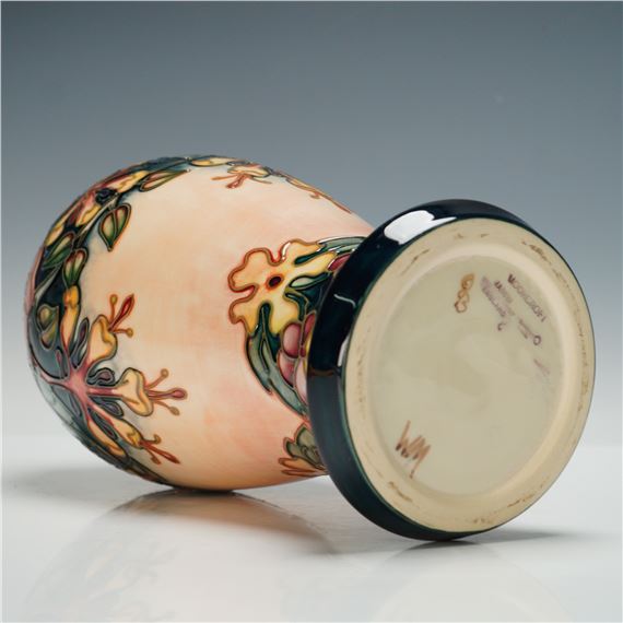 Rachel Bishop | Moorcroft Pottery Oberon Honeysuckle Vase (1993 ...
