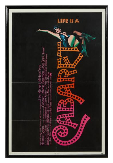 Poster from the Film "Cabaret" after Her Hit Song "Life is a Cabaret - Liza Minnelli