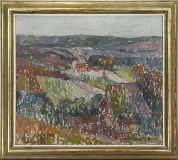 Landschaft bei Hetschburg by Christian Rohlfs, 1907