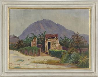 Tessiner Landschaft (Zerfallene Hütte