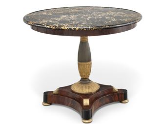 GUÉRIDON DE LA FIN DE L'ÉPOQUE EMPIRE - Johannes Klinkerfuss