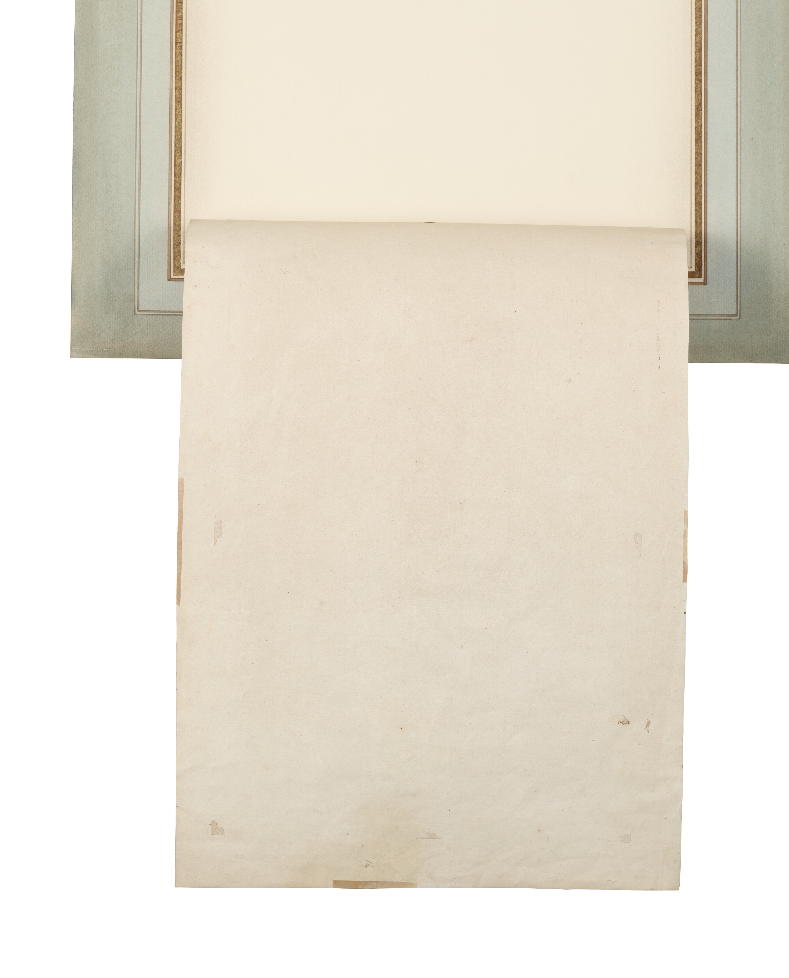 Artwork by Jean-Honoré Fragonard, La fontaine de Pomone et l'allée des Cent Fontaines de la Villa d'Este à Tivoli, Made of RED CHALK