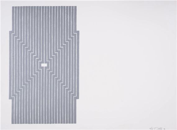 Six Mile Lower, from Aluminum Series (Axsom 33 by Frank Stella, 1970