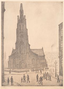 St. Simon's Church, Salford - Laurence Stephen Lowry