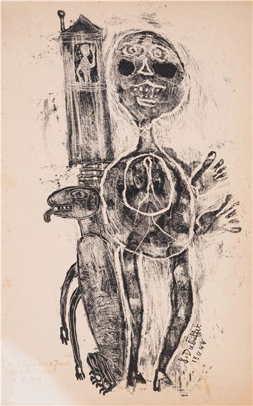 Le Salut de la Fenêtre - Jean Dubuffet