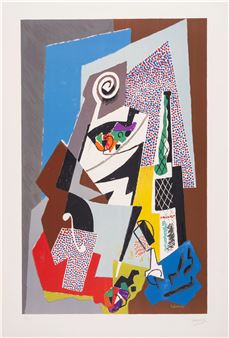 Natura Morta con Violino - Gino Severini