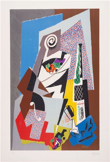 Natura Morta con Violino - Gino Severini