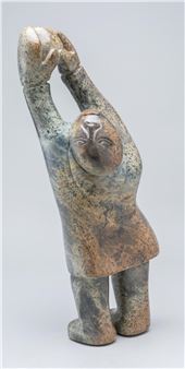 Child with a Snowball - Abraham Apakark Anghik Ruben