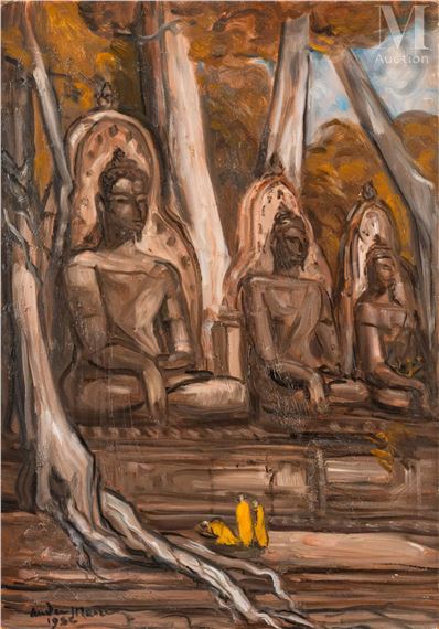 Vue d'Angkor, Cambodge - André Maire