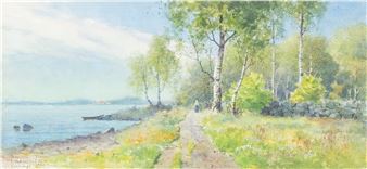 Shoreline landscape - Hjalmar Falk