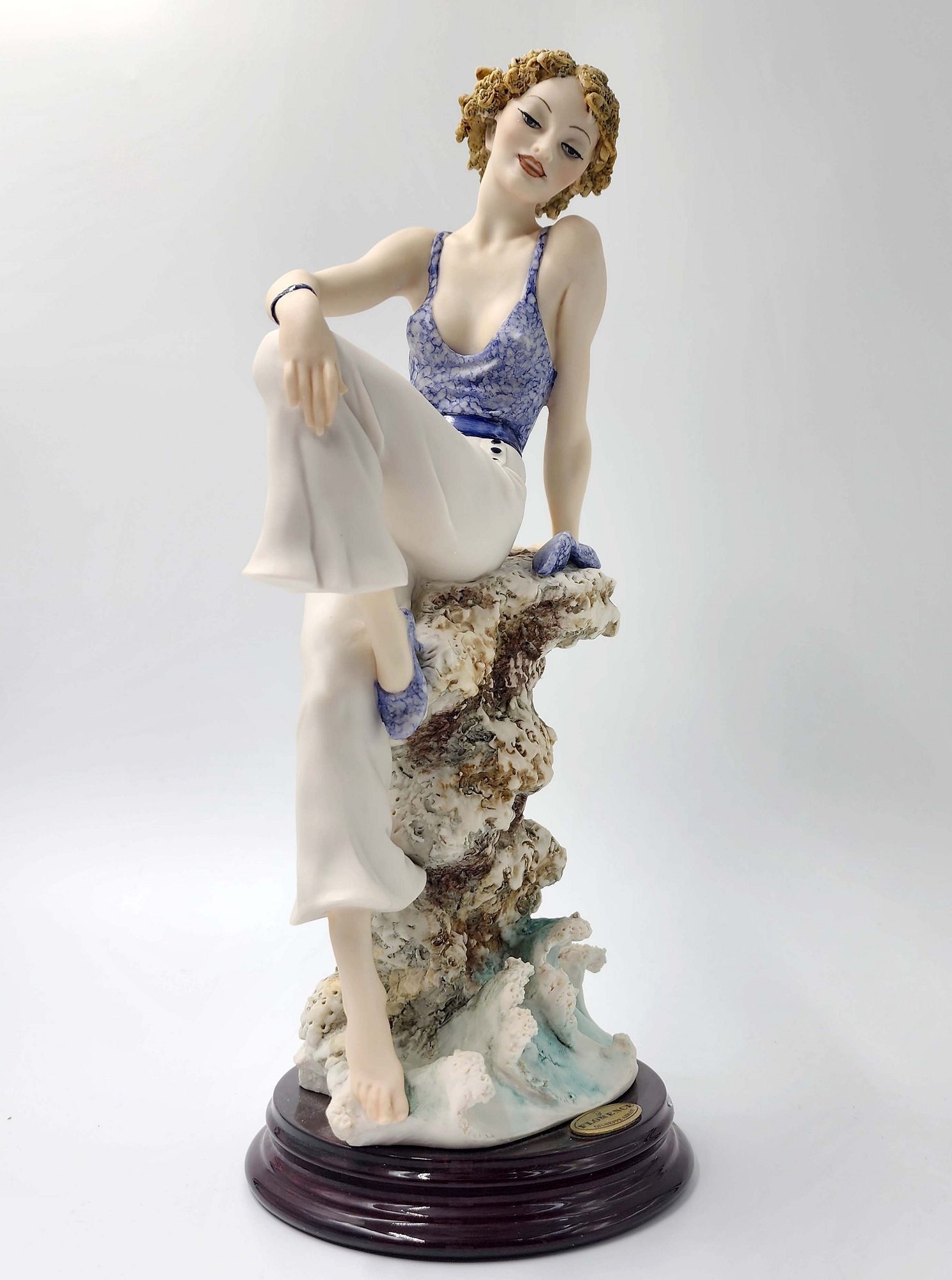 Artwork by Giuseppe Armani, Sabrina, A Capodimonte Giuseppe Armani Hand Painted Porcelain Figurine, Box & COA, Made of Porcelain