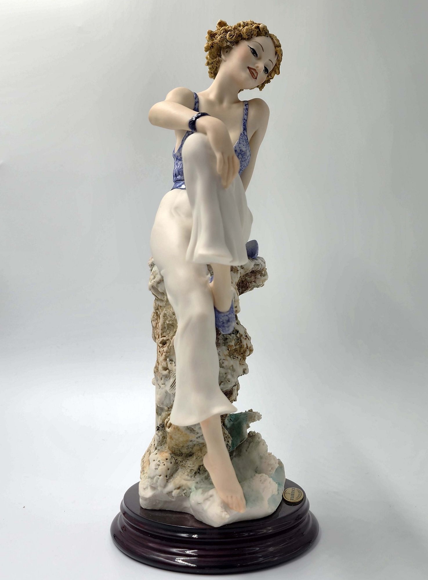 Artwork by Giuseppe Armani, Sabrina, A Capodimonte Giuseppe Armani Hand Painted Porcelain Figurine, Box & COA, Made of Porcelain